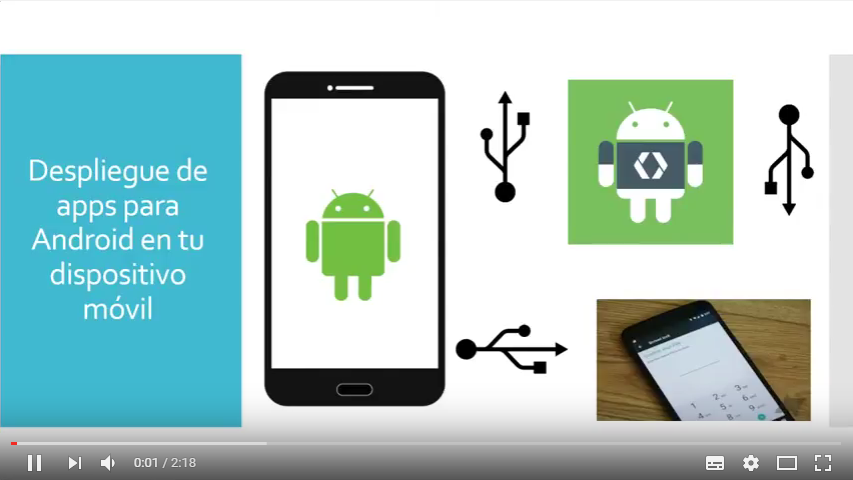 Video - Desplegar y depurar apps para Android -Image