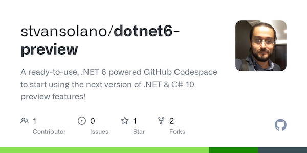 .NET 6 preview repo